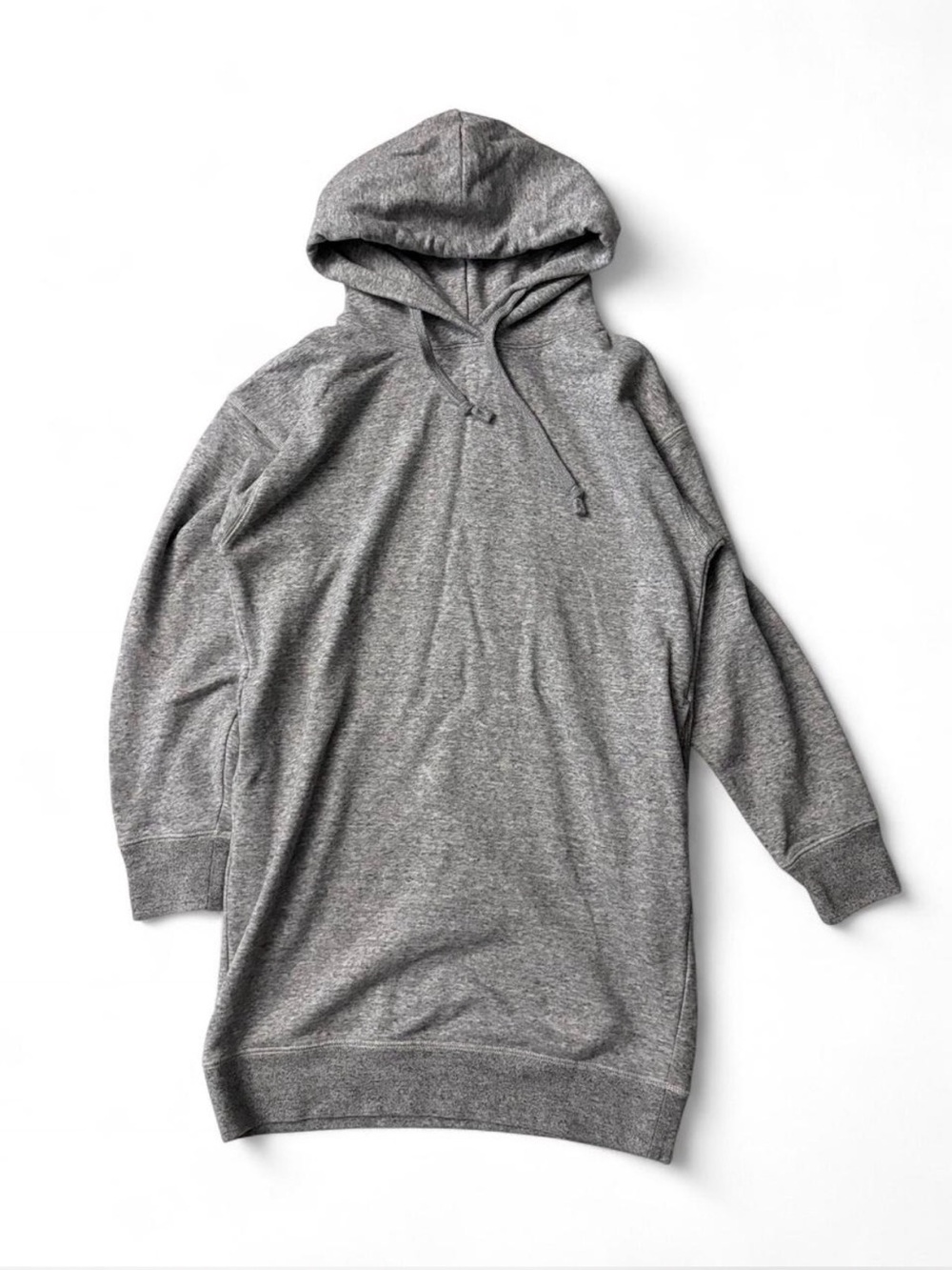uniqlo oversized hoodie sweater dress size XS heather grey